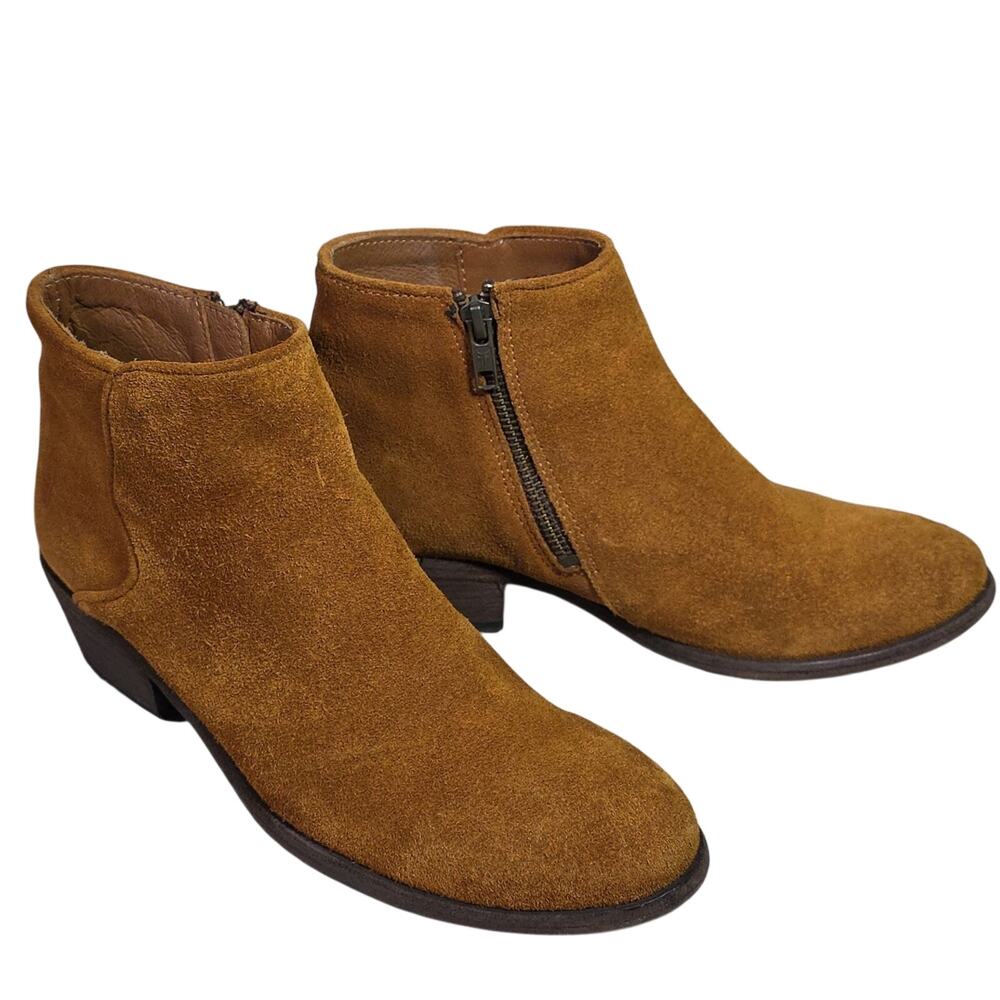 Frye Carson Piping Booties Leather Ankle Boots Womens Size 7.5